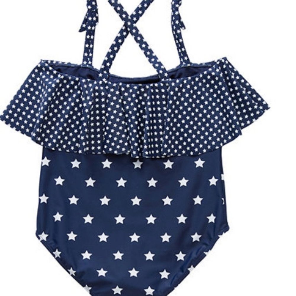 Nwt 14p 14 plus Peyton & parker family matching bathing suit swim stars july 4th